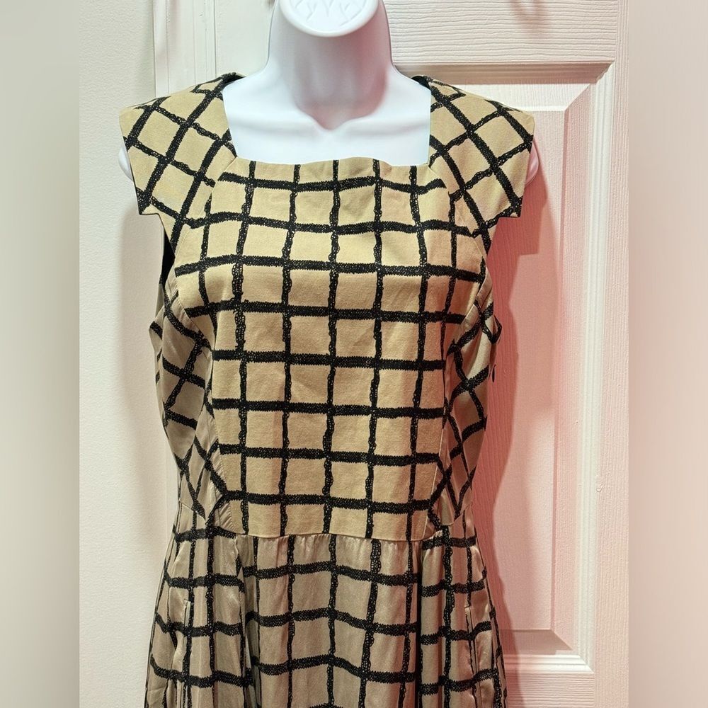 Nwot Rag & Bone Lorie Windowpane Print Flare Dres… - image 7